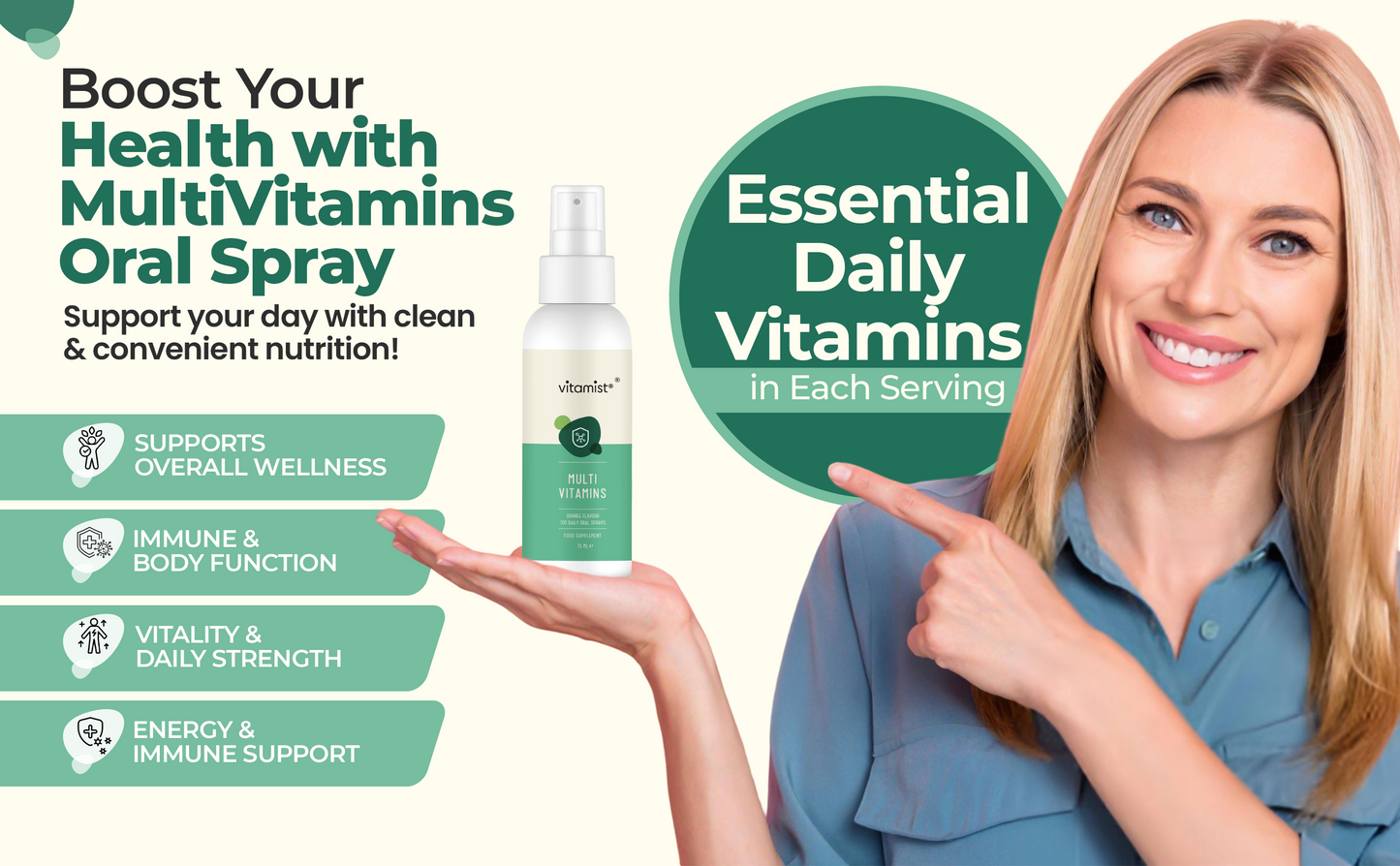 Multivitamin Oral Spray | 100 Servings
