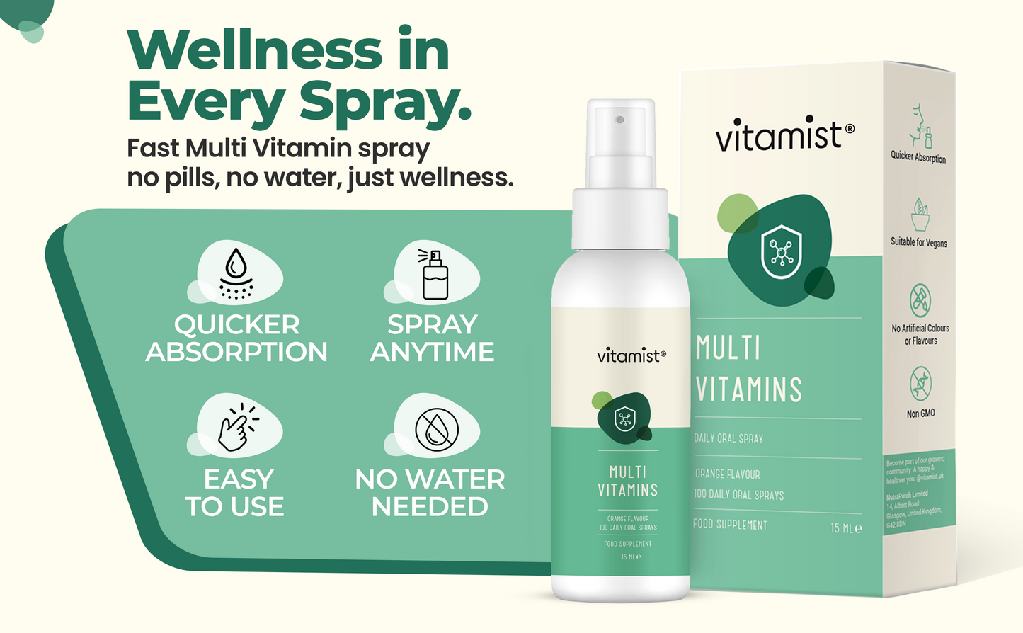 Multivitamin Oral Spray | 100 Servings