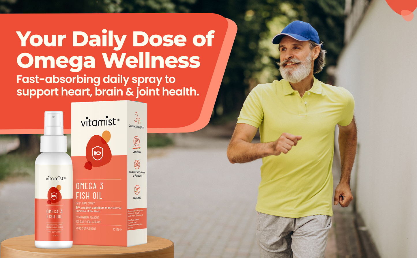 Omega 3 Fish Oil Oral Spray | 100 Servings