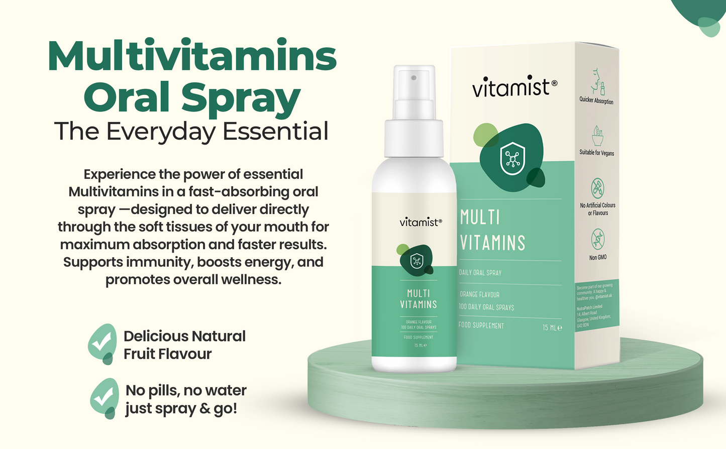 Multivitamin Oral Spray | 100 Servings